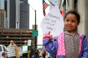 Detroit Water Protest